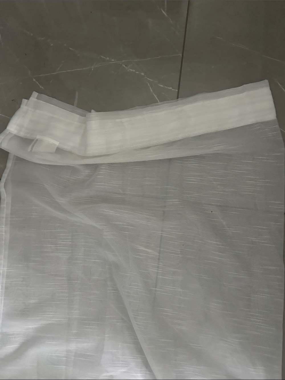 White Sheers Window Drapes - 58 x 120 inches Black- set of 2